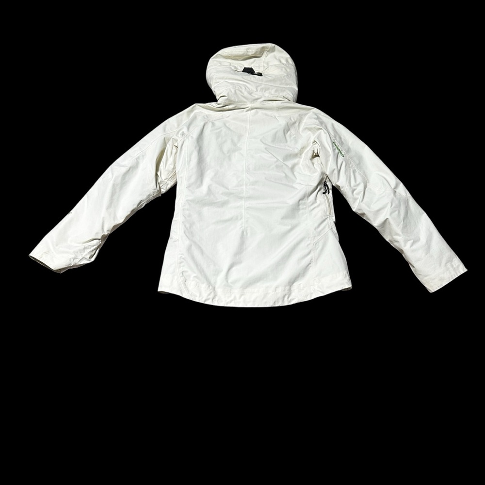 Patagonia Women’s Primo Down GORE-TEX Jacket White Green Lining Waterproof Ski M - Picture 7 of 10